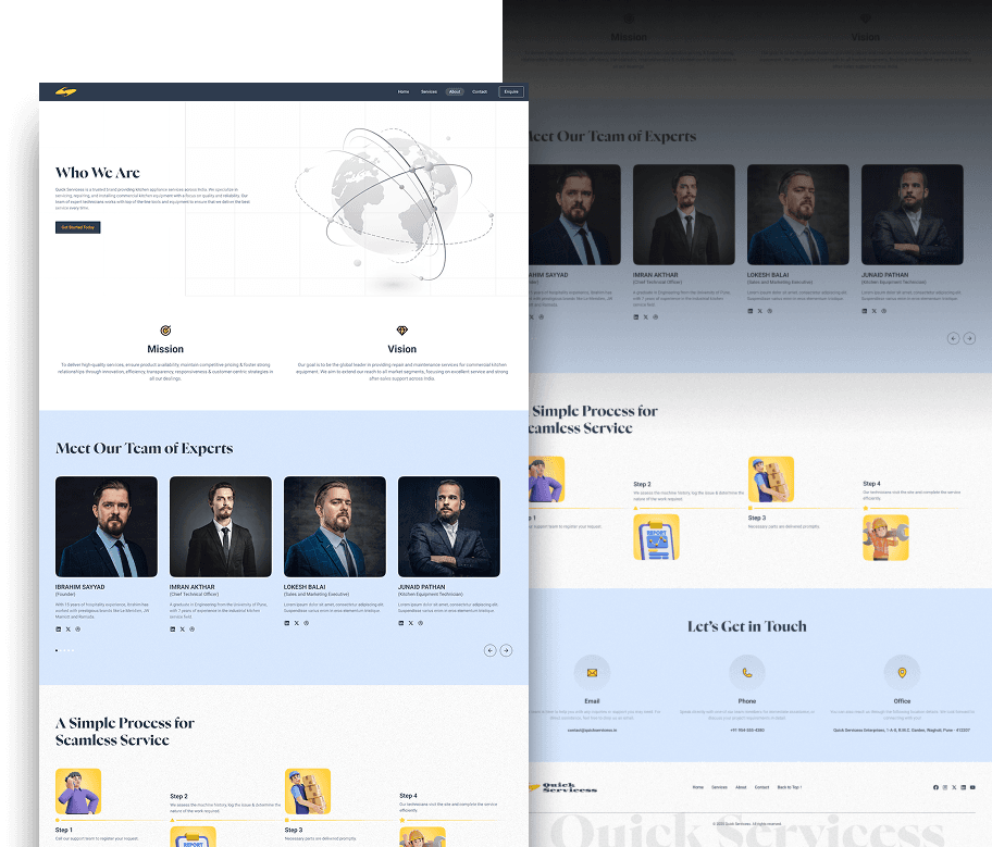 Quick Servicess section 3