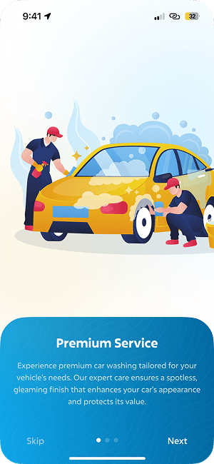 Q8 Car Wash screen 4