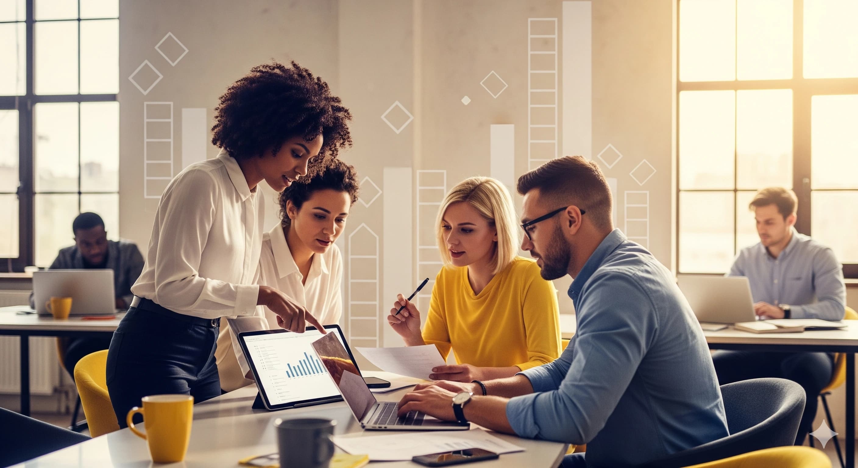 Team collaboration at The Ladder